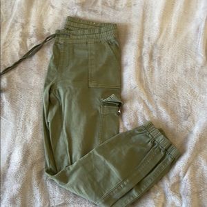 Green jogger/combat pants